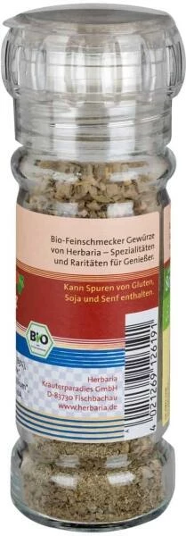 Herbaria Mediterranes Brotzeitsalz Mini-Mühle 2 Herbaria Mediterranes Brotzeitsalz Mini-Mühle – Bild 2
