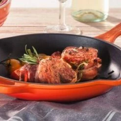 Le Creuset Brat- Und Servierpfanne Signature In Ofenrot 23 Cm / 17,5 Cm -la rochere shop 13 Servierpfanne neu Ofenro 2 l 2