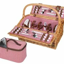 Cilio Picknick-Korb RIVOLI Hellbraun