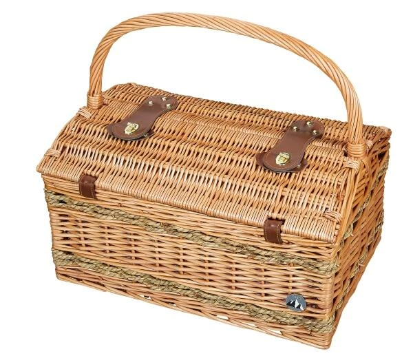 Cilio Picknick-Korb RIVOLI Hellbraun 2 Cilio Picknick-Korb RIVOLI Hellbraun – Bild 2