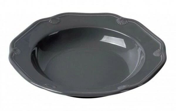 Pillivuyt Suppenteller Eclectique Compostelle in stahlgrau Pillivuyt Suppenteller Eclectique Compostelle In Stahlgrau -la rochere shop