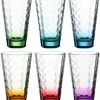 Leonardo Trinkglas OPTIC 6 Stück Farbig Sortiert 300 Ml