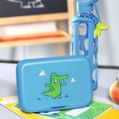 Leonardo Trinkflasche BAMBINI 500 Ml Blau Krokodil -la rochere shop 210 2021 Leonardo Bambini 022858 028832 Q