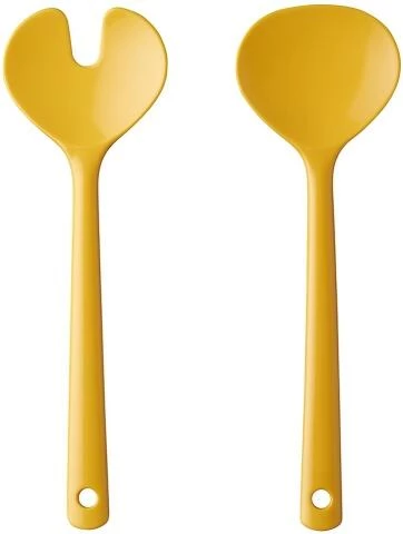Mepal Salatbesteck Synthesis Klein 2-teilig - Yellow 1 Mepal Salatbesteck Synthesis Klein 2-teilig - Yellow