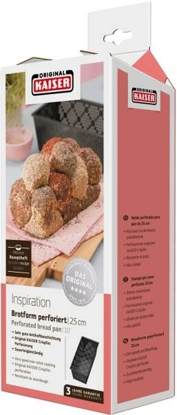 Kaiser Inspiration Brotbackform Perforiert 25 X 11cm 9 Kaiser Inspiration Brotbackform Perforiert 25 X 11cm – Bild 9