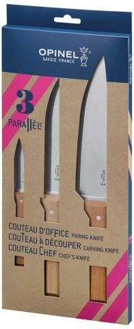 Opinel Kochmesserset Parallele, 3-teilig 1 Opinel Kochmesserset Parallele, 3-teilig