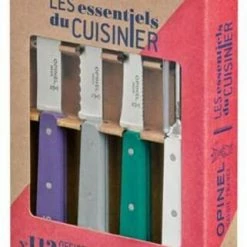 Opinel Küchenmesser-Set Essentials, 4-teilig