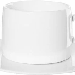 ASA Tasse Muga Mit Untertasse In Weiß