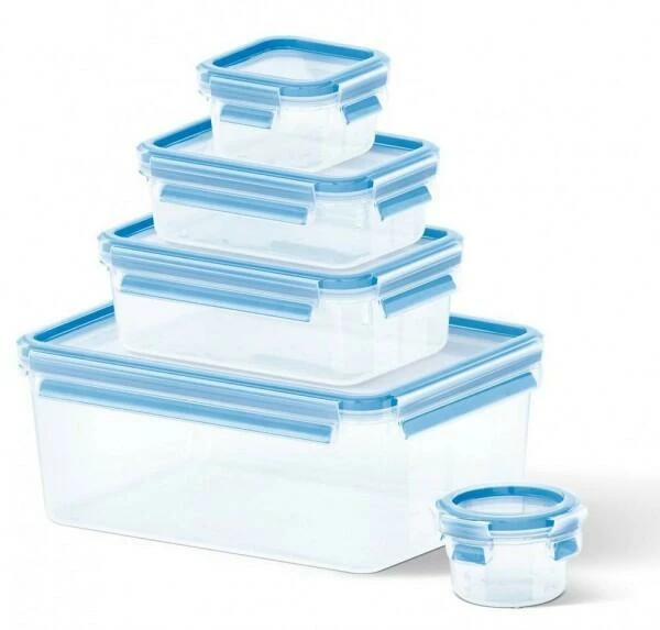 Emsa Frischhaltedosen Set Clip & Close klein, 5-teilig Emsa Frischhaltedosen Set Clip & Close Klein, 5-teilig -la rochere shop