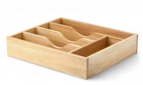 Continenta Besteckkasten Aus Gummibaumholz 1 Continenta Besteckkasten Aus Gummibaumholz