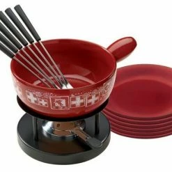 Kuhn Rikon Käsefondue Set Suisse, 15-teilig