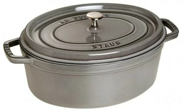 Staub Cocotte Oval Aus Gusseisen In Graphitgrau 17 Cm / 1,0 Liter 1 Staub Cocotte Oval Aus Gusseisen In Graphitgrau 17 Cm / 1,0 Liter