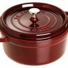 Staub Cocotte Rund Aus Gusseisen In Grenadine 26, 24 Cm / 12 Cm/ 5,2 Liter