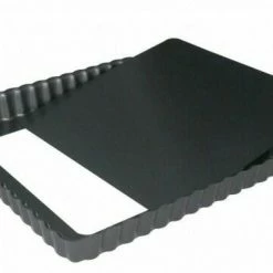 De Buyer Tortenform Quadratisch Mit Abnehmbaren Boden 18 X 18 X 2,7 Cm