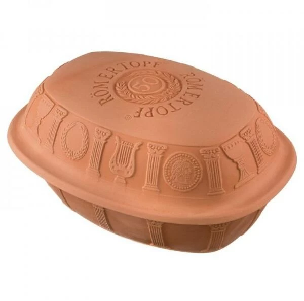 Römertopf Jubiläums-Bräter 50 Jahre, Groß 2 Römertopf Jubiläums-Bräter 50 Jahre, Groß – Bild 2