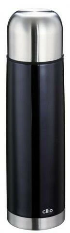 Cilio Isolierflasche Colore In Schwarz 0,75 L / 8 Cm / 29 Cm 1 Cilio Isolierflasche Colore In Schwarz 0,75 L / 8 Cm / 29 Cm