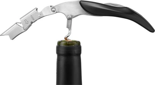 Le Creuset Screwpull Kellnermesser WT-130 Silber 3 Le Creuset Screwpull Kellnermesser WT-130 Silber – Bild 3