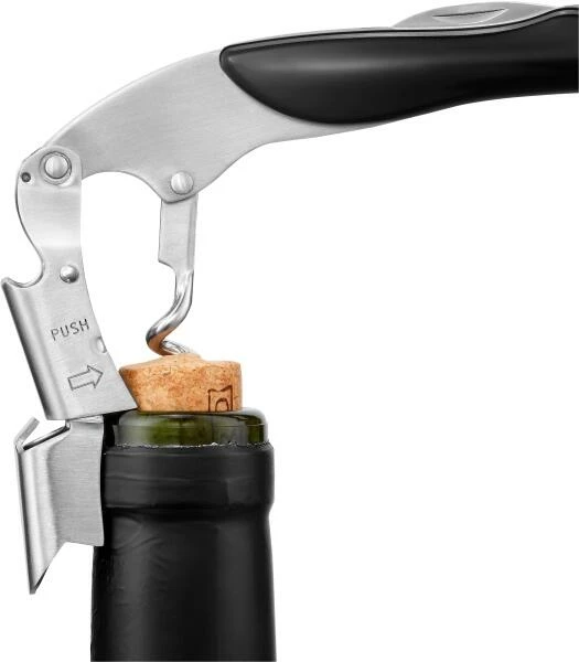 Le Creuset Screwpull Kellnermesser WT-130 Silber 5 Le Creuset Screwpull Kellnermesser WT-130 Silber – Bild 5