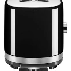 KitchenAid Toaster Mit Manueller Bedienung 2-Scheiben In Onyx Schwarz -la rochere shop 5KMT2116EOB SideLeft