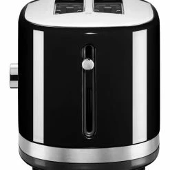 KitchenAid Toaster Mit Manueller Bedienung 2-Scheiben In Onyx Schwarz -la rochere shop 5KMT2116EOB SideRight