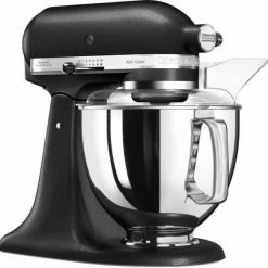 KitchenAid Küchenmaschine ARTISAN 175PS In Gusseisen Schwarz Pastaprofi-Set -la rochere shop 5KSM175PSBK 3 4 neu l
