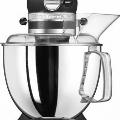 KitchenAid Küchenmaschine ARTISAN 175PS Gusseisen Schwarz Brotback-Set -la rochere shop 5KSM175PSBK F neu l 1