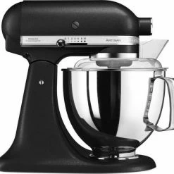 KitchenAid Küchenmaschine ARTISAN 175PS In Gusseisen Schwarz Pastaprofi-Set -la rochere shop 5KSM175PSBK R neu xl