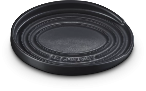 Le Creuset Löffelablage Oval, 16 Cm In Schwarz Matt 1 Le Creuset Löffelablage Oval, 16 Cm In Schwarz Matt