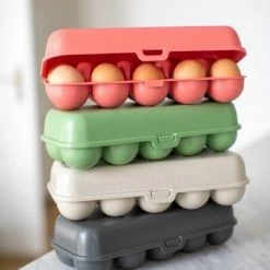 Koziol Eierbox In Grau Für 6 Eier 9 Koziol Eierbox In Grau Für 6 Eier -la rochere shop 7179 EGGS TO GO stapel 4 2
