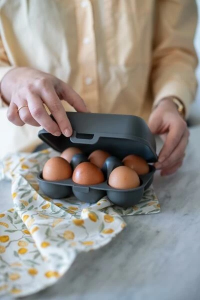 Koziol Eierbox In Grau Für 6 Eier 4 Koziol Eierbox In Grau Für 6 Eier – Bild 4