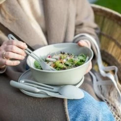 Koziol Besteck-Set KLIKK, 3-tlg. In Sand -la rochere shop 7275 CONNECT BOX 8003 KLIKK 700 1