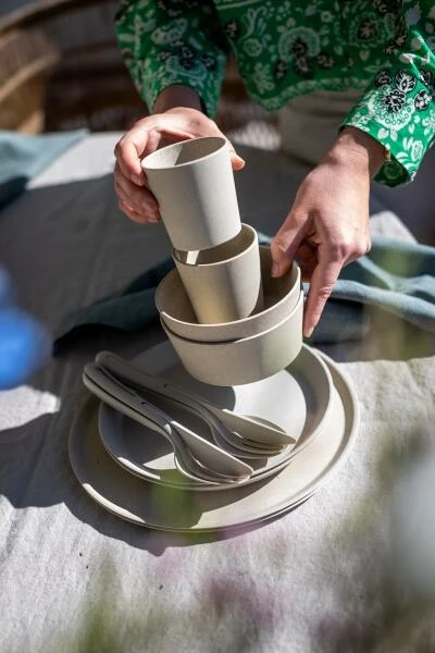 Koziol Besteck-Set KLIKK, 3-tlg. In Sand -la rochere shop 7875 7100 7101 7141 7171 8003 CONNECT SET HELSINKI 700 table 15