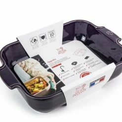 Appolia Auflaufform Rechteckig In Aubergine 25 Cm / 1,4 Liter -la rochere shop APPOLIA aubergine RECT 32 61029 fourreau