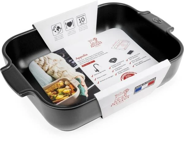 Appolia Auflaufform Rechteckig In Satin-schwarz 40 Cm / 5,2 Liter 6 Appolia Auflaufform Rechteckig In Satin-schwarz 40 Cm / 5,2 Liter – Bild 6