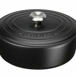 Le Creuset Bräter Signature Oval In Schwarz 33 Cm / 7,5 L