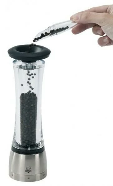 PEUGEOT Pfeffermühle Daman in Acryl/Edelstahl mit justierbarem Mahlgrad PEUGEOT Pfeffermühle Daman In Acryl/Edelstahl Mit Justierbarem Mahlgrad 16 Cm -la rochere shop DAMAN nachfuellen l