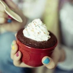 Emile Henry Töpfchen Nr. 10 In Granatapfel, 2er Set -la rochere shop EH 10XX Life Ramequin Ramekin CupCakeWhippedCream2 V 4