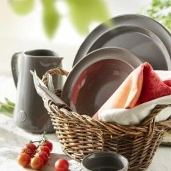 Emile Henry Suppen-/Pastateller In Granatapfel 6 Emile Henry Suppen-/Pastateller In Granatapfel -la rochere shop EH 887X Amb Assiettes Plates SilexInBasket Outdoor V