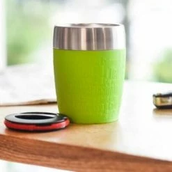 Emsa Isolier-Trinkbecher Travel Cup In Schwarz -la rochere shop Emsa Travel Cup Isolierbecher 378176 Gruen Milieu I l