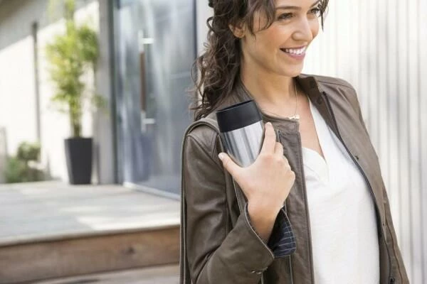 Emsa Isolier-Trinkbecher Travel Mug, Edelstahl 2 Emsa Isolier-Trinkbecher Travel Mug, Edelstahl – Bild 2