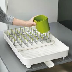Joseph Joseph Ausziehbares Abtropfgestell Extend In Weiß -la rochere shop Extend insitu cutlery whiteGreen neu 1