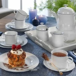 Friesland Porzellan Friesland Eierbecher JEVERLAND Kleine Brise -la rochere shop Friesl kl Brise Tee 16 tlg 1 3