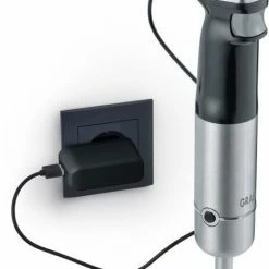 GRAEF Akku-Stabmixer HB 802 In Schwarz -la rochere shop Graef HB802 Netzstecker