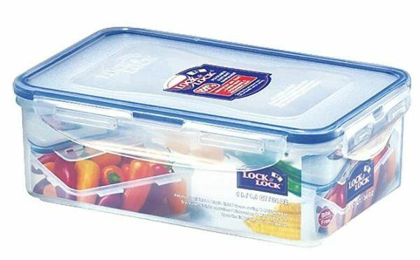Lock & Lock Frischhaltebox Rechteckig Mit Ablaufgitter, 1 Liter 1 Lock & Lock Frischhaltebox Rechteckig Mit Ablaufgitter, 1 Liter
