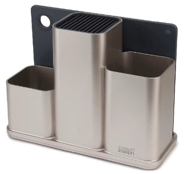 Joseph Joseph Küchenordnungshelfer Counterstore Mit Schneidebrett In Silber 1 Joseph Joseph Küchenordnungshelfer Counterstore Mit Schneidebrett In Silber