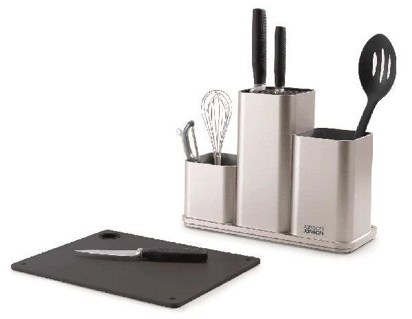 Joseph Joseph Küchenordnungshelfer Counterstore Mit Schneidebrett In Silber 2 Joseph Joseph Küchenordnungshelfer Counterstore Mit Schneidebrett In Silber – Bild 2