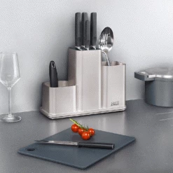 Joseph Joseph Küchenordnungshelfer Counterstore Mit Schneidebrett In Silber 10 Joseph Joseph Küchenordnungshelfer Counterstore Mit Schneidebrett In Silber -la rochere shop JJ Counter Store silver 85122 IS1 neu