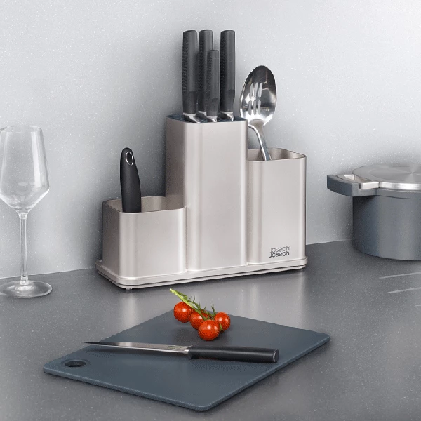 Joseph Joseph Küchenordnungshelfer Counterstore Mit Schneidebrett In Silber 5 Joseph Joseph Küchenordnungshelfer Counterstore Mit Schneidebrett In Silber – Bild 5