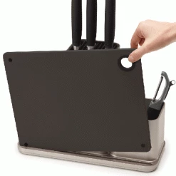 Joseph Joseph Küchenordnungshelfer Counterstore Mit Schneidebrett In Silber 9 Joseph Joseph Küchenordnungshelfer Counterstore Mit Schneidebrett In Silber -la rochere shop JJ Counter Store silver 85122 IU1 Squared neu 1 l