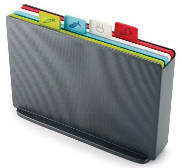 Joseph Joseph Schneidebretter-Set Index Groß In Graphit, 4-tlg. 1 Joseph Joseph Schneidebretter-Set Index Groß In Graphit, 4-tlg.